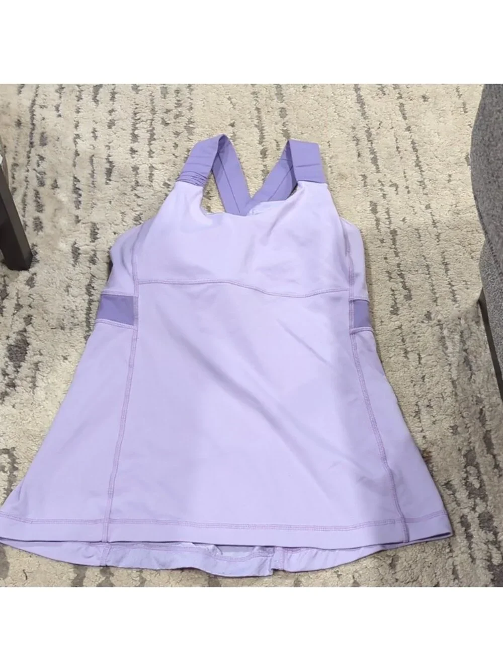 Lululemon Push Your Limits Tank Heathered Lavender Dusk / Lavender Dusk